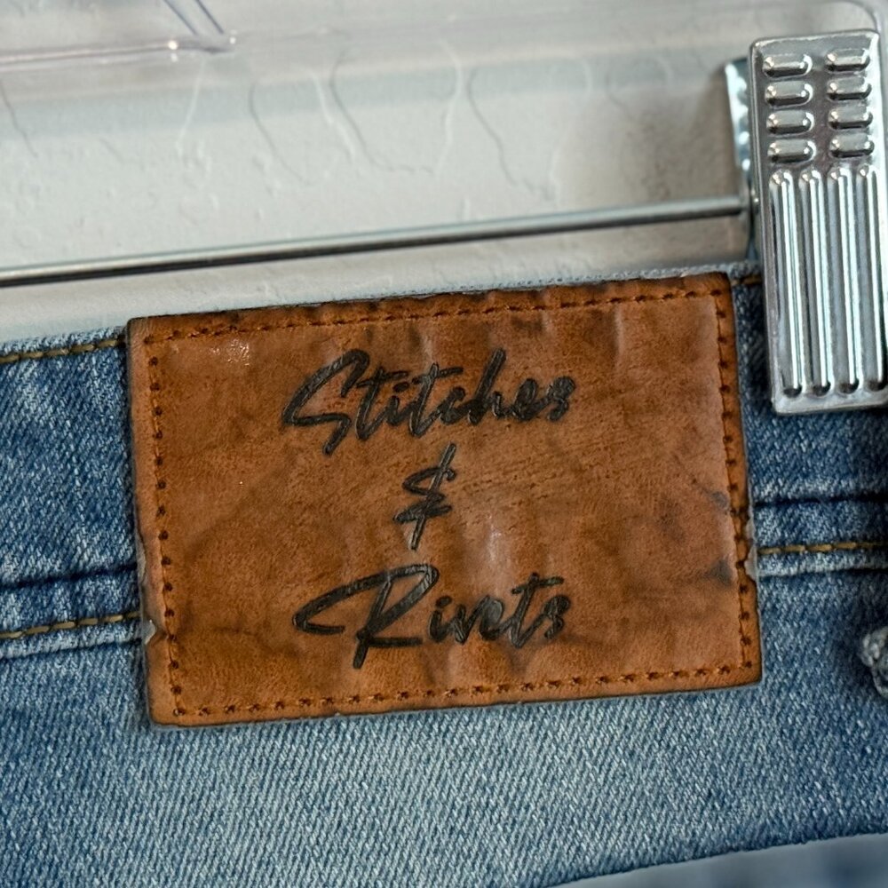 Stiches and Rivets Mens Denim Jeans